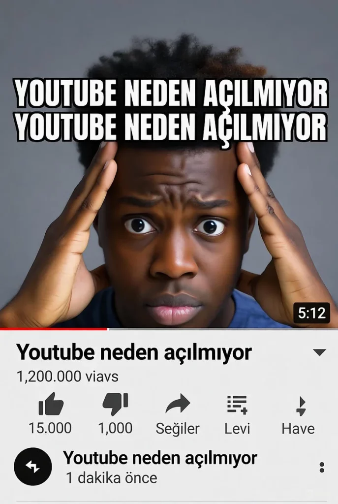 youtube neden açılmıyor